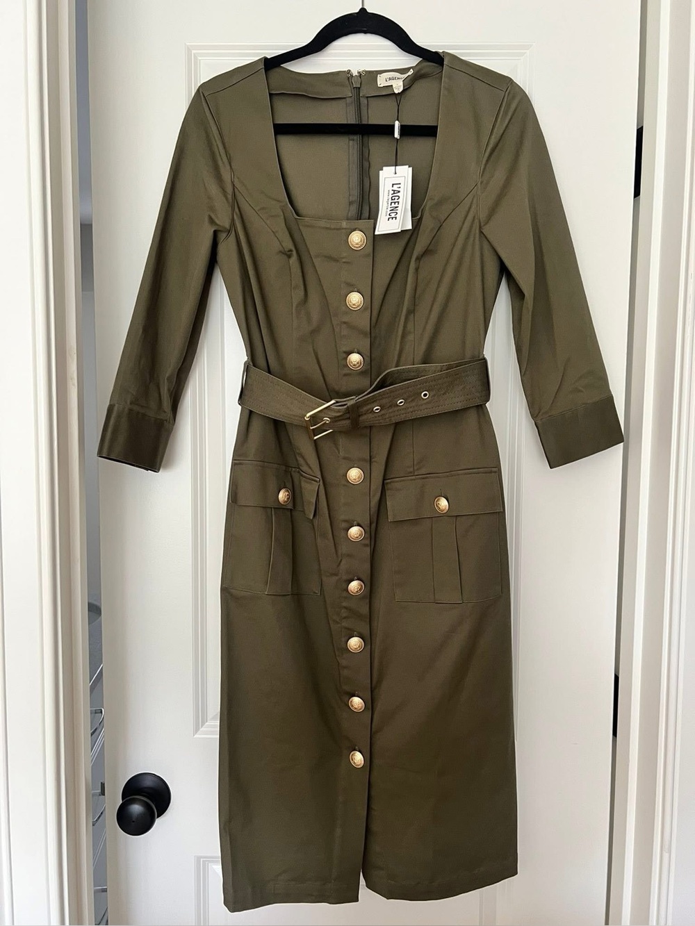 L’AGENCE midi dress